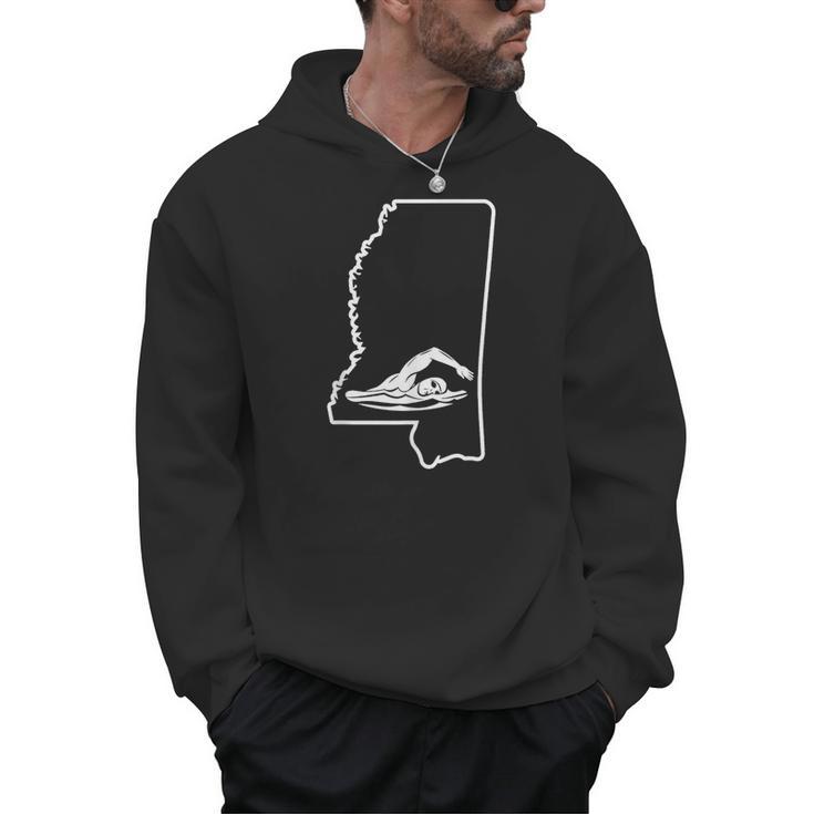 Swimming Apparel Mississippi Swimmer Training Men Hoodie