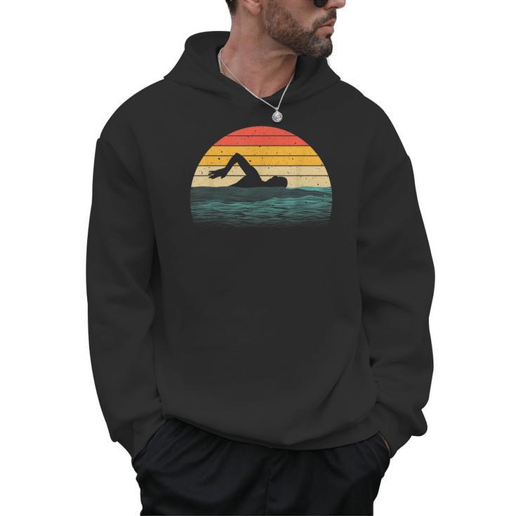 Swimming Art For Men Women Swim Coach Rescue Swimmer Men Hoodie