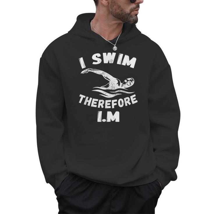 Swimming Competitive Freestyle Swim For Swimmer Men Hoodie