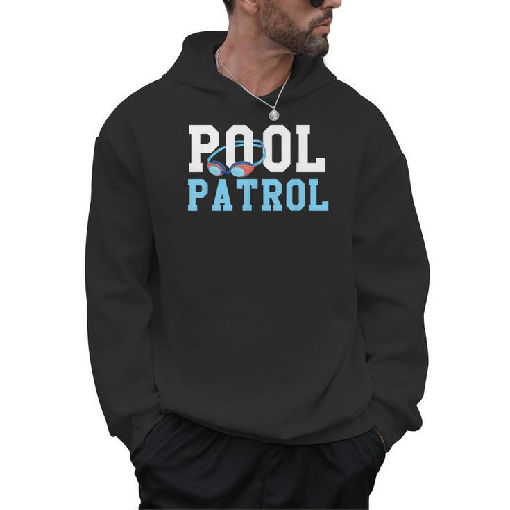Swimming Swimmer Swim Pool Patrol Coach Dad Men Hoodie