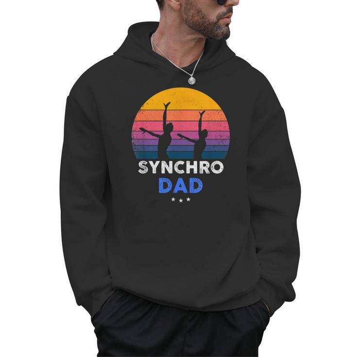 Synchronized Swimming Synchro Dad Men Hoodie