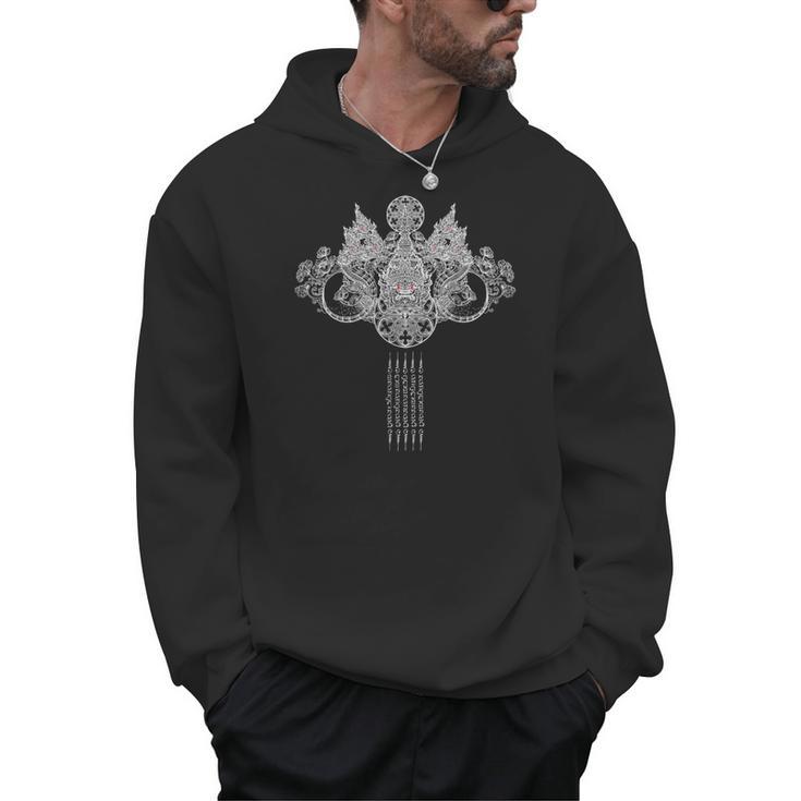 Thai Sak Yant Tattoo Muay Thai Art Men Hoodie