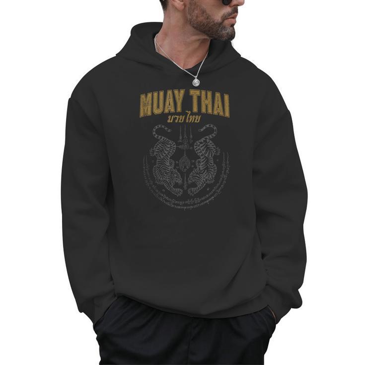 Twin Tiger Sak Yant Muay Thai Tank Top Men Hoodie