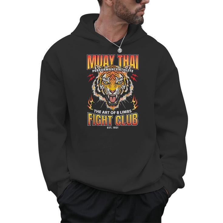 Vintage Muay Thai Twin Tiger Art Of 8 Limbs Men Hoodie