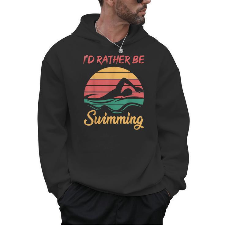 Water Rat Water Sports Hobby Swimming Club Swimming Men Hoodie