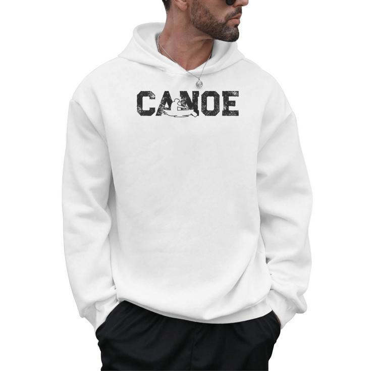 Canoe Canoeing Vintage Canoe Raglan Baseball Tee Men Hoodie