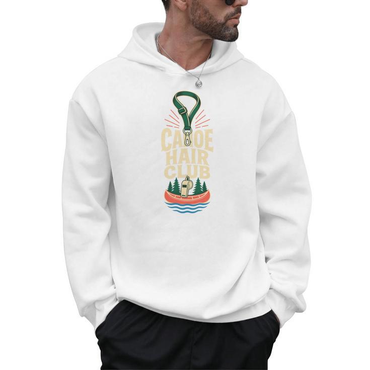 Canoe Hair Club Paddling Retro Men Hoodie