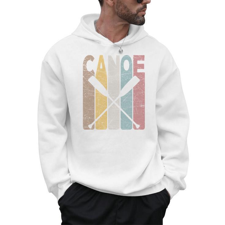 Canoe Vintage Canoeing Retro Canoe Paddling Men Hoodie