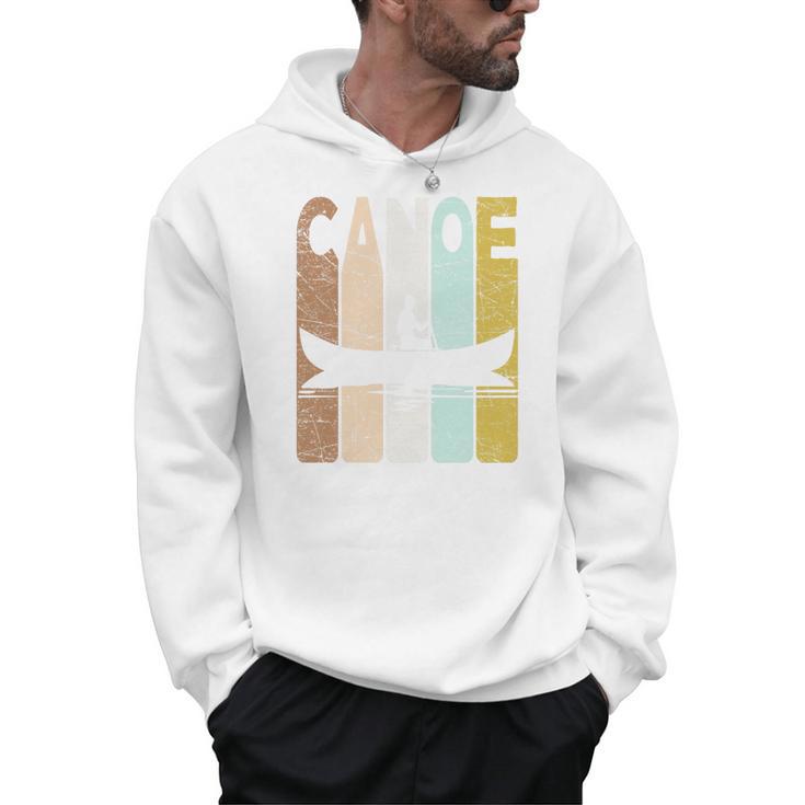 Canoe Vintage Canoeing Retro Canoe Paddling Premium Tri-Blend Men Hoodie