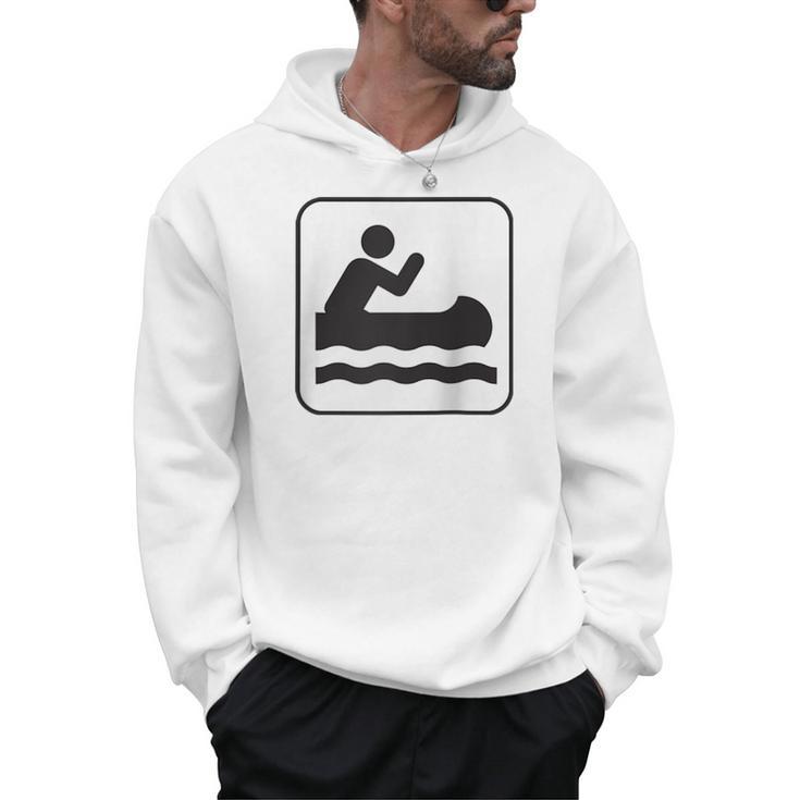 Cool Outdoor Water Sport Canoe Raglan Baseball Tee Men Hoodie