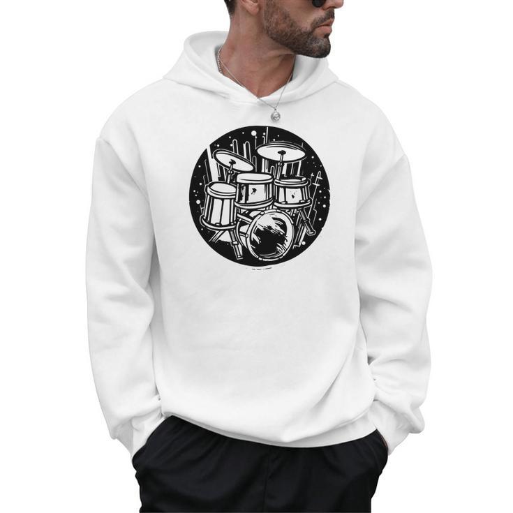 Drum Kit Drums Sweatshirt Men Hoodie