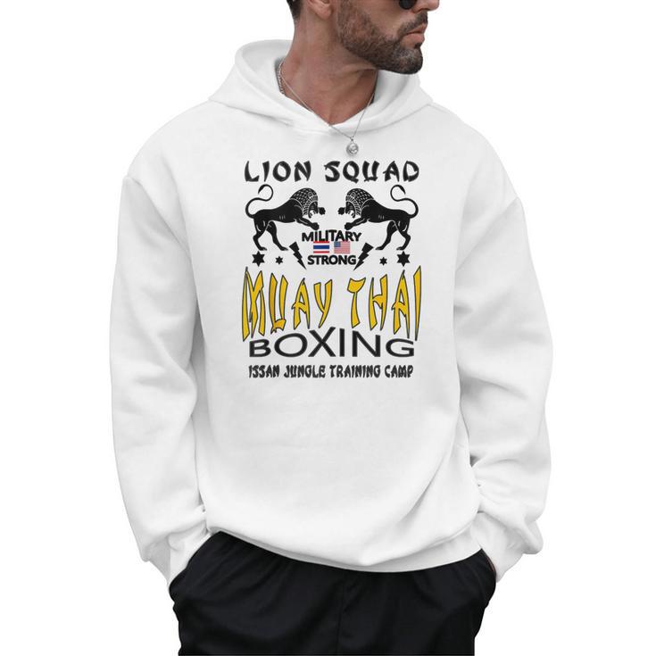 LION SQUAD THAILAND KICKBOXING MUAY THAI MMA TRAINING Men Hoodie