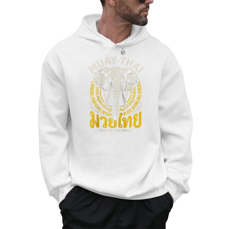 Muay Thai Thailand Fighter Martial Arts Son Of The Ishan Tee Raglan Baseball Tee Men Hoodie