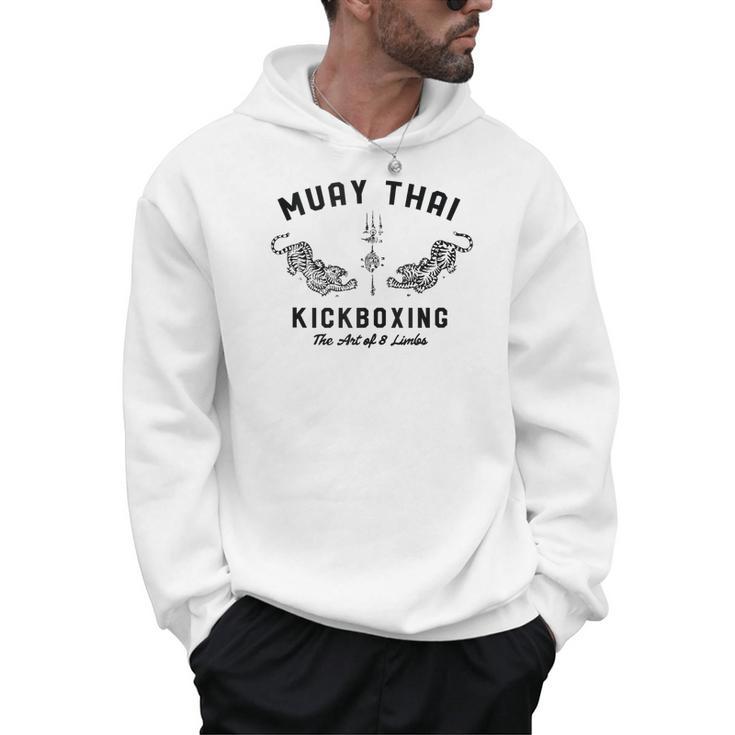 Muay Thai Twin Tigers MMA Warrior Fight Men Hoodie