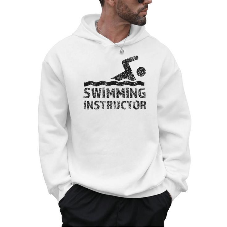 Swimming Instructor Lesson Swim Coach Men Hoodie