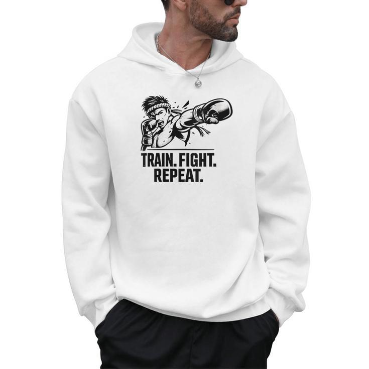 Women's Train Fight Repeat Nak Muay Thai Boxing Fighter Men Hoodie