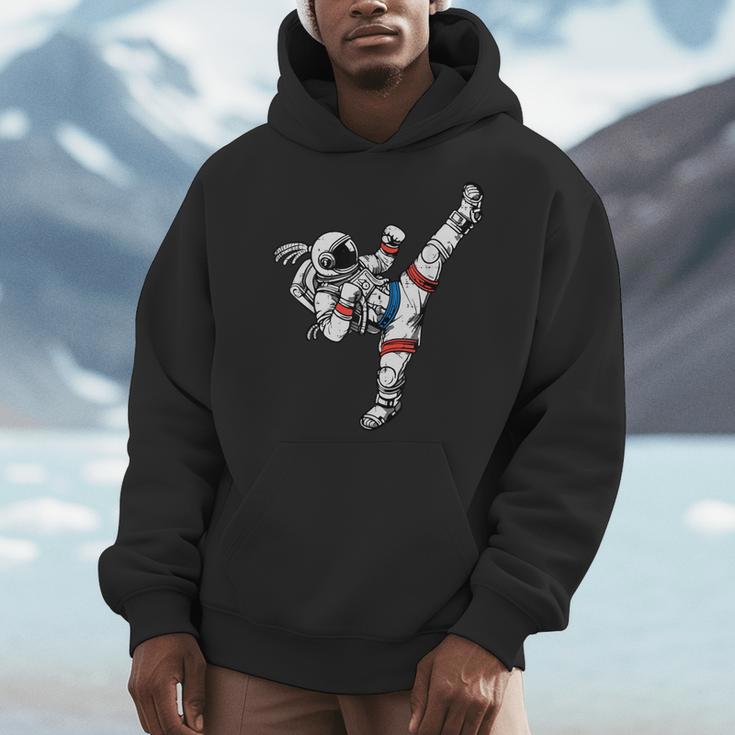 Astronaut Muay Thai Fighter Space Martial Arts Men Women Kid Men Hoodie