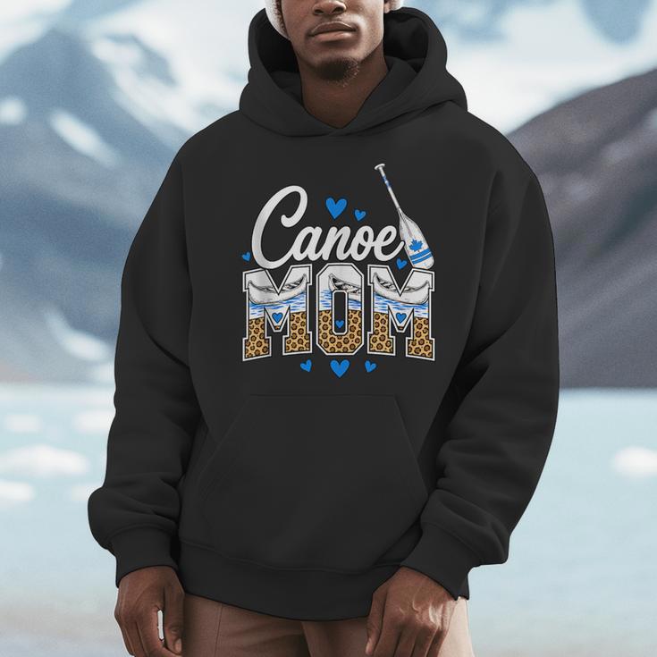 Canoe Mom Leopard Print Paddle River Lake Sport Mother Men Hoodie Canoe Mom Leopard Print Paddle River Lake Sport Mother Men Hoodie