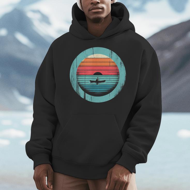 Canoe Sunset Men Hoodie