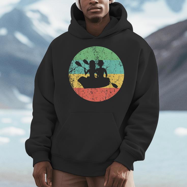 Canoeing Shirt Vintage Retro Canoe Men Hoodie