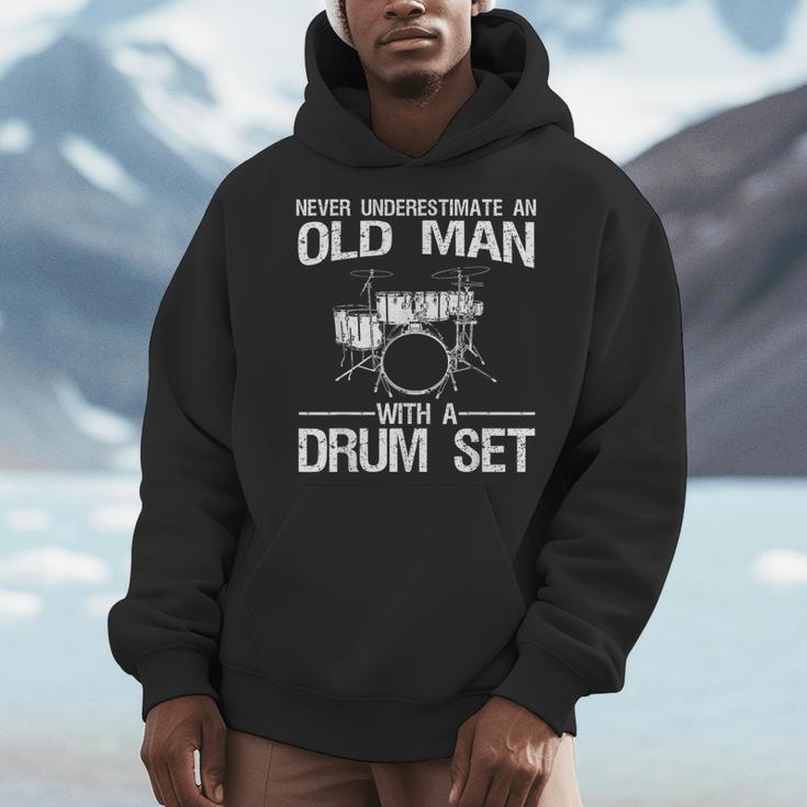 Cool Drummer Art Men Dad Drum Set Player Drum Kit Musician Men Hoodie Cool Drummer Art Men Dad Drum Set Player Drum Kit Musician Men Hoodie