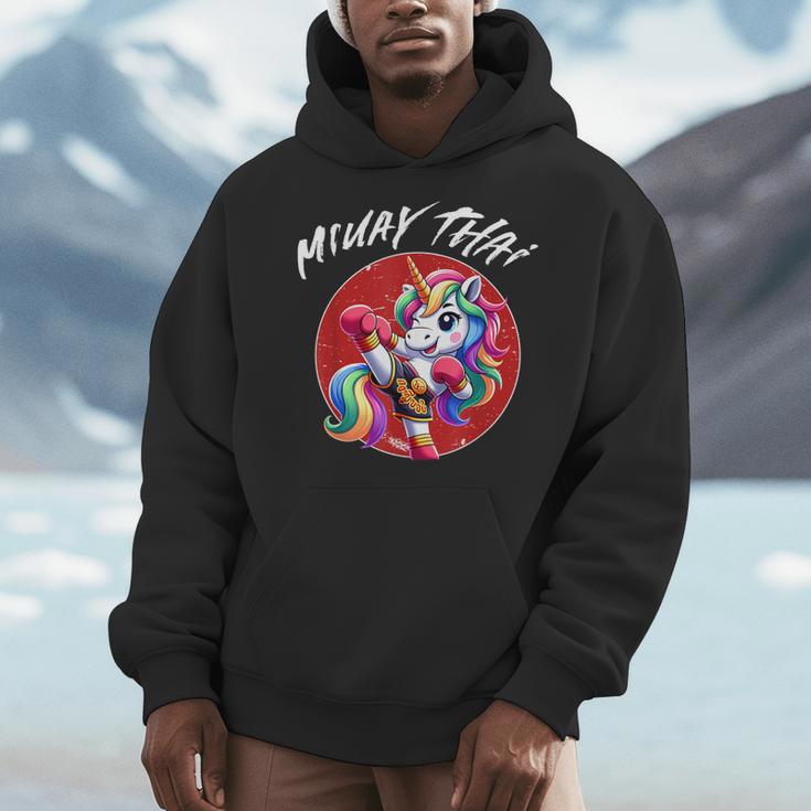 Cute Thai Boxing And Muay Thai Unicorn Men Hoodie Cute Thai Boxing And Muay Thai Unicorn Men Hoodie