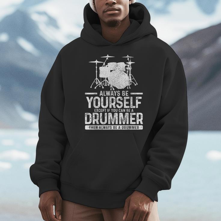 Drummer Drum Kit Saying Drummer Men Hoodie Drummer Drum Kit Saying Drummer Men Hoodie