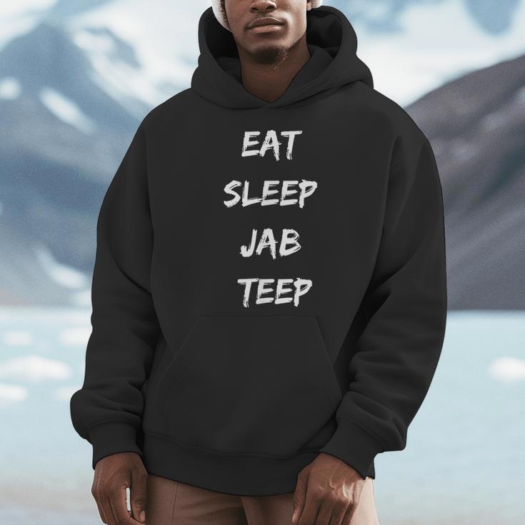 Eat Sleep Jab Teep Rep Muay Thai Men Hoodie Eat Sleep Jab Teep Rep Muay Thai Men Hoodie