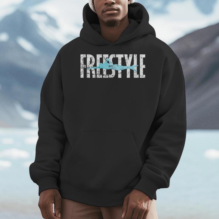 Freestyle Swimming Men Hoodie Freestyle Swimming Men Hoodie