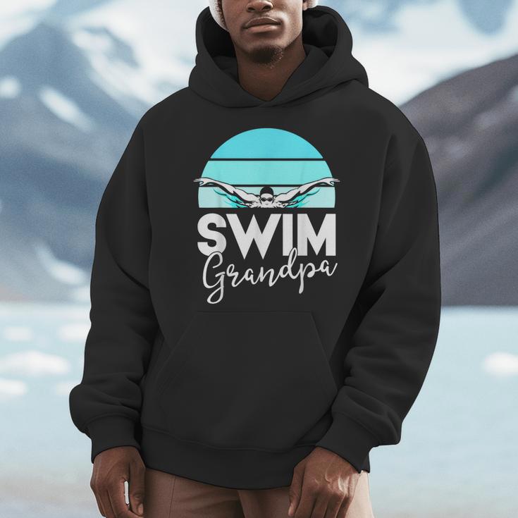 Grandpa Papa Swimming Meet Swimmer Swim Team Shirt Men Hoodie Grandpa Papa Swimming Meet Swimmer Swim Team Shirt Men Hoodie