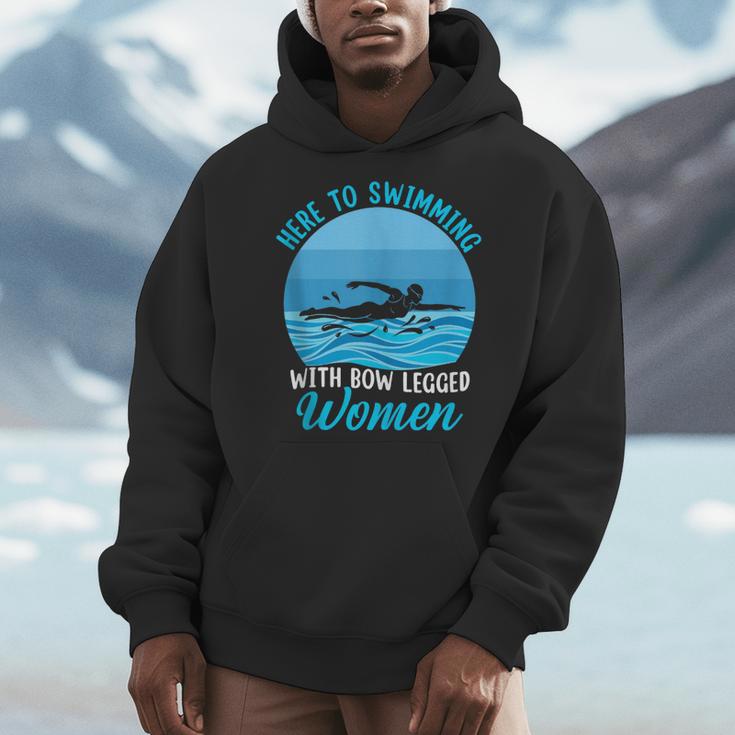 Here's To Swimming With Bow Legged Women Swimming Men Hoodie Here's To Swimming With Bow Legged Women Swimming Men Hoodie