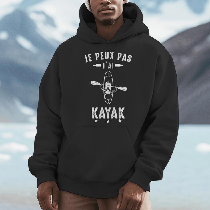 Kayak I Canoe Canoe Sleeveless Men Hoodie