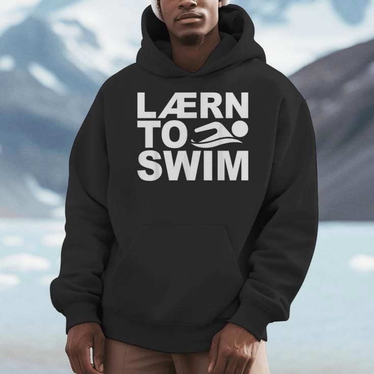 Learn To Swim Swimming Graphic Men Hoodie Learn To Swim Swimming Graphic Men Hoodie