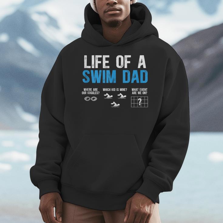 Life Of A Swim Dad Of A Swimmer Dad Swimming Father Men Hoodie Life Of A Swim Dad Of A Swimmer Dad Swimming Father Men Hoodie