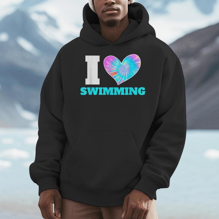 I Love Swimming Swimmer Swim Men Hoodie I Love Swimming Swimmer Swim Men Hoodie