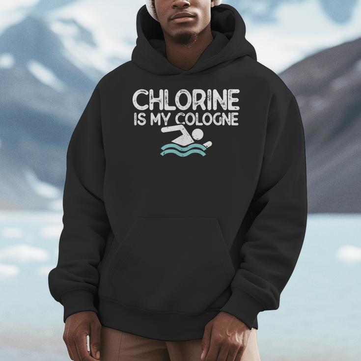 Men Swimming Saying Swimmer Men Hoodie