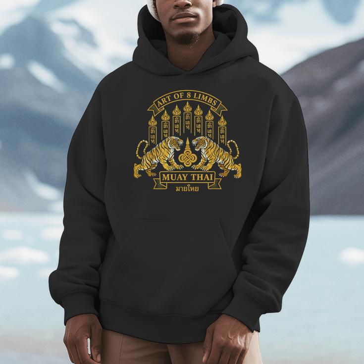 Muay Thai Art Of 8 Limbs Tiger Martial Arts Men Hoodie