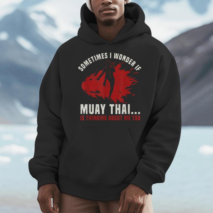Muay Thai Boxing Teacher Kickboxing Martial Arts Instructor Men Hoodie Muay Thai Boxing Teacher Kickboxing Martial Arts Instructor Men Hoodie
