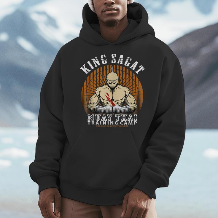 Muay Thai Boxing Training Gym Sagat Training Camp Men Hoodie Muay Thai Boxing Training Gym Sagat Training Camp Men Hoodie