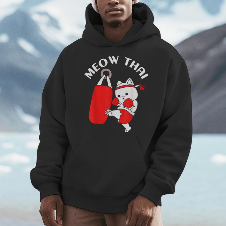 Muay Thai Cat Meow Thai Men Hoodie Muay Thai Cat Meow Thai Men Hoodie