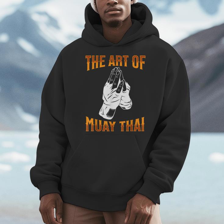 Muay Thai Fighter The Art Of Muay Thai Men Hoodie