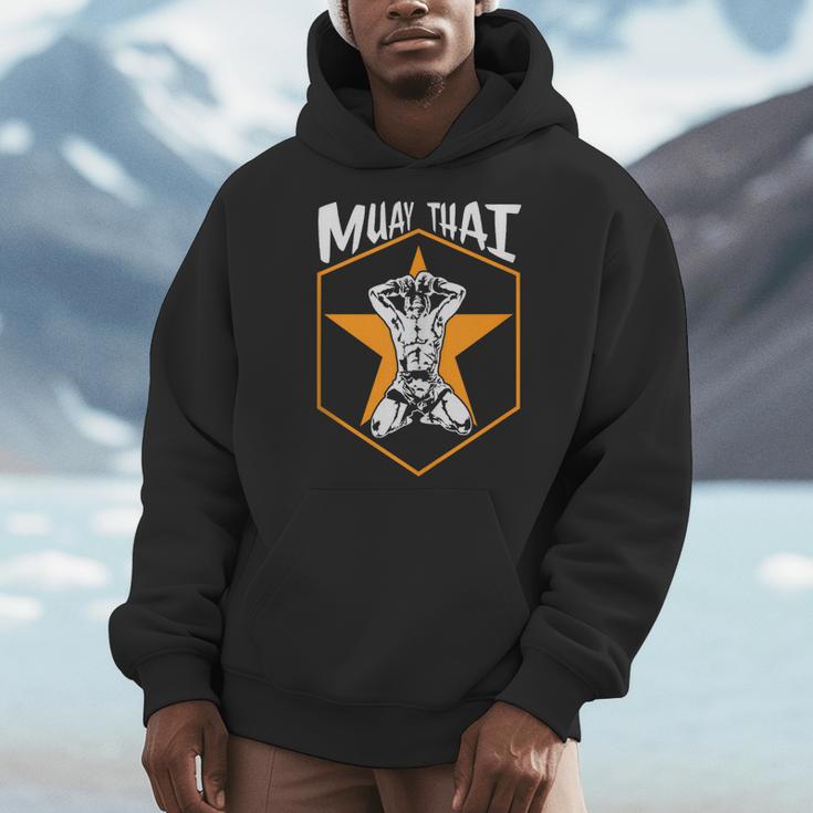 Muay Thai Fighter Sleeveless Men Hoodie