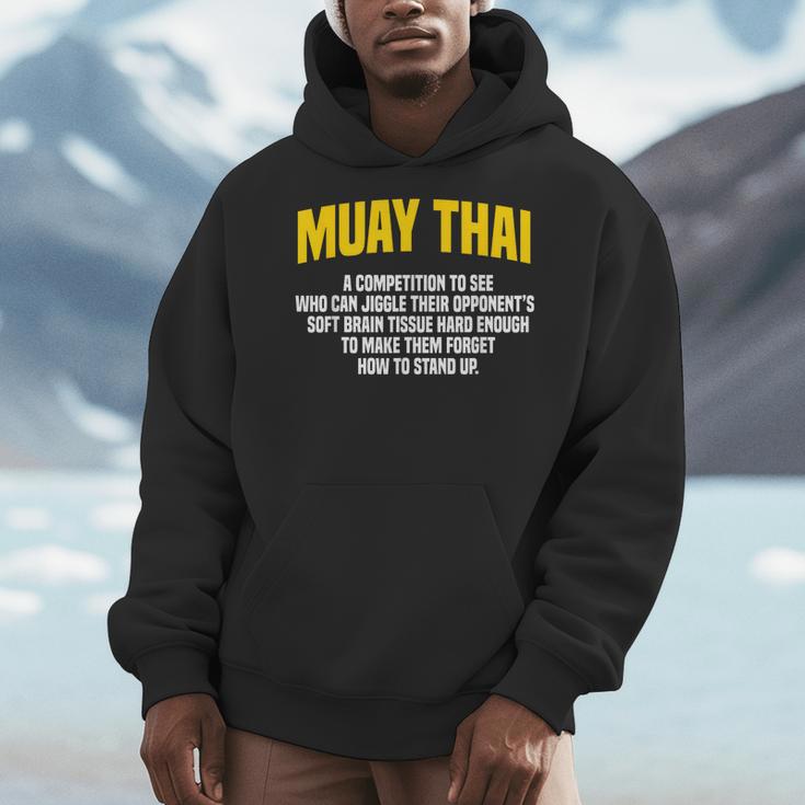 Muay Thai Martial Arts Combat Sports Men Hoodie