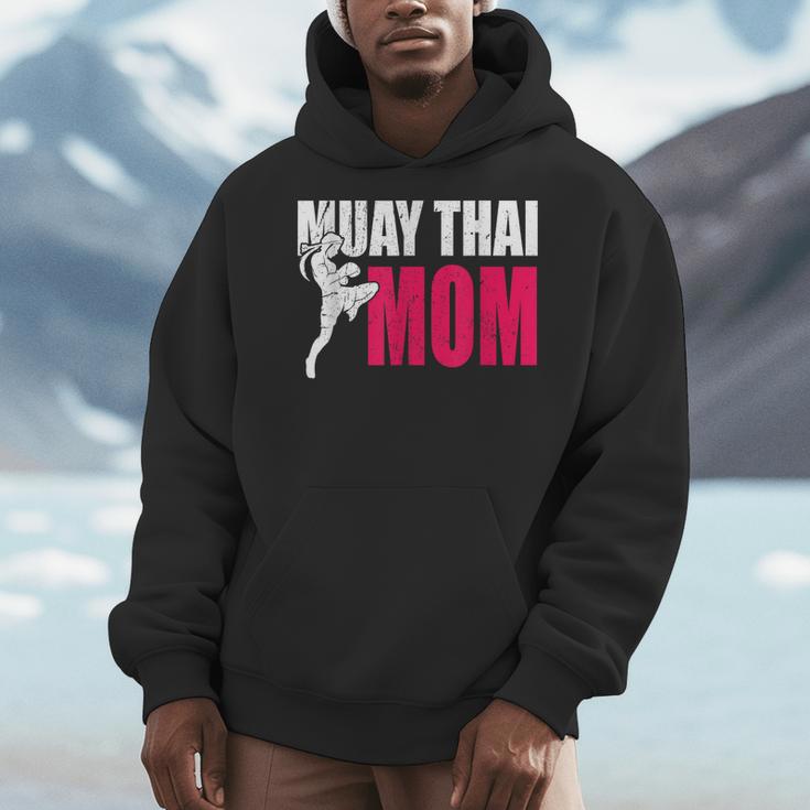 Muay Thai Mom Women Boxing Kickboxing MMA Muay Thai Men Hoodie