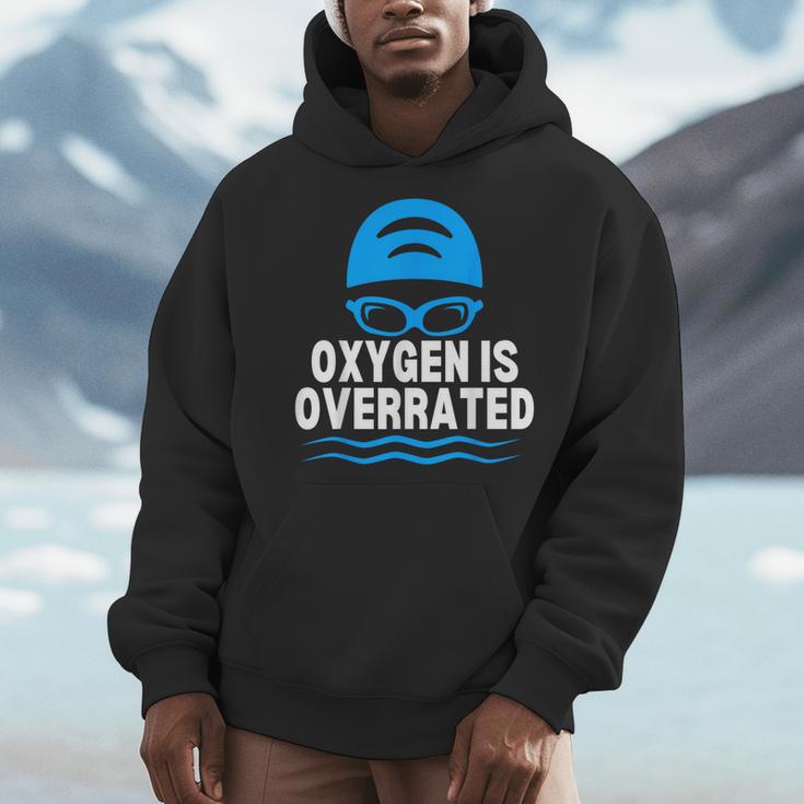 Oxygen Is Overrated Swimming Swim Men Hoodie Oxygen Is Overrated Swimming Swim Men Hoodie