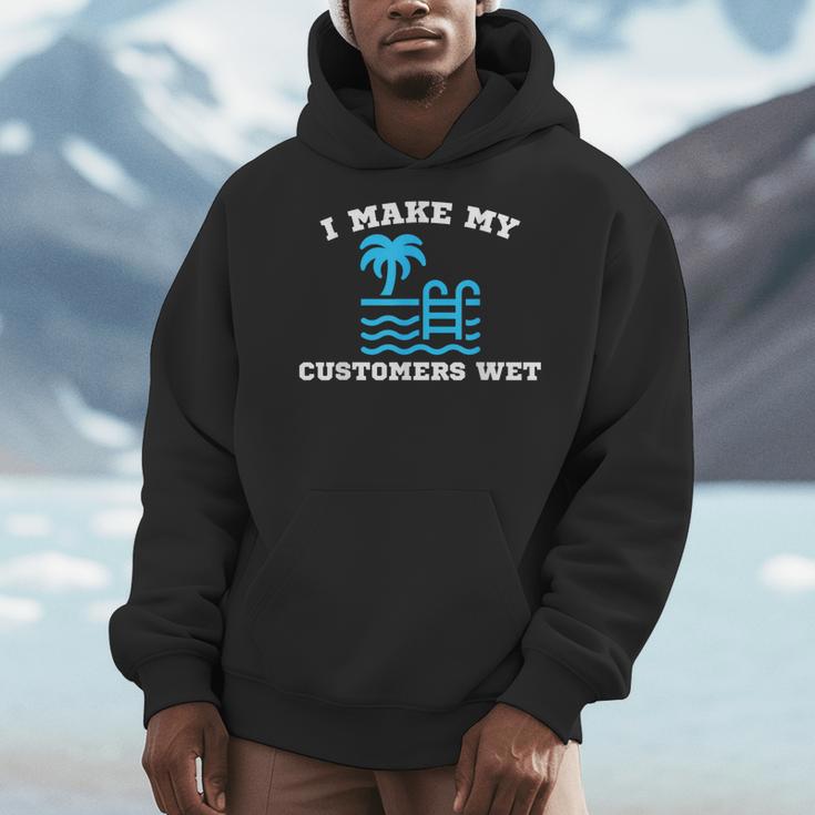 Pool Boy For Swimming Pool Service Guy Men Hoodie
