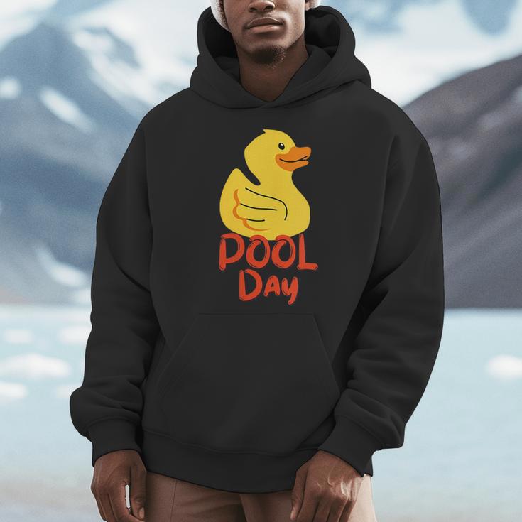 Pool Swimming Day Men Hoodie