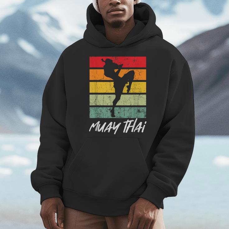 Retro Muay Thai Vintage MMA Martial Arts Thailand Boxing Men Hoodie Retro Muay Thai Vintage MMA Martial Arts Thailand Boxing Men Hoodie