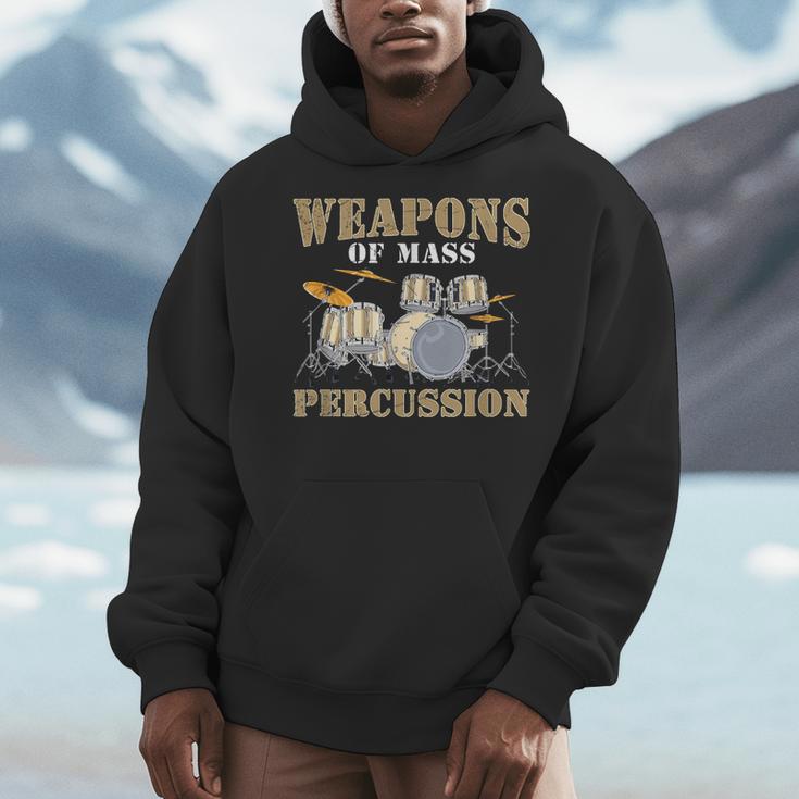 Rock Band Musical Instrument Drum Kit Men Hoodie Rock Band Musical Instrument Drum Kit Men Hoodie
