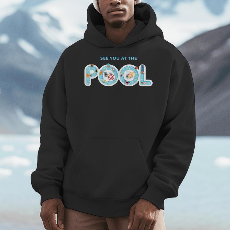 See You At The Pool Summer Swimming Pool Men Hoodie See You At The Pool Summer Swimming Pool Men Hoodie